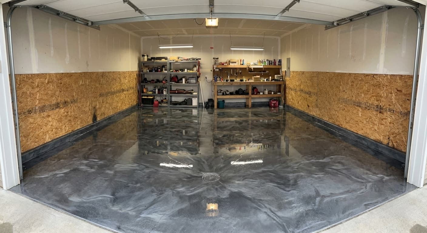 After metallic epoxy