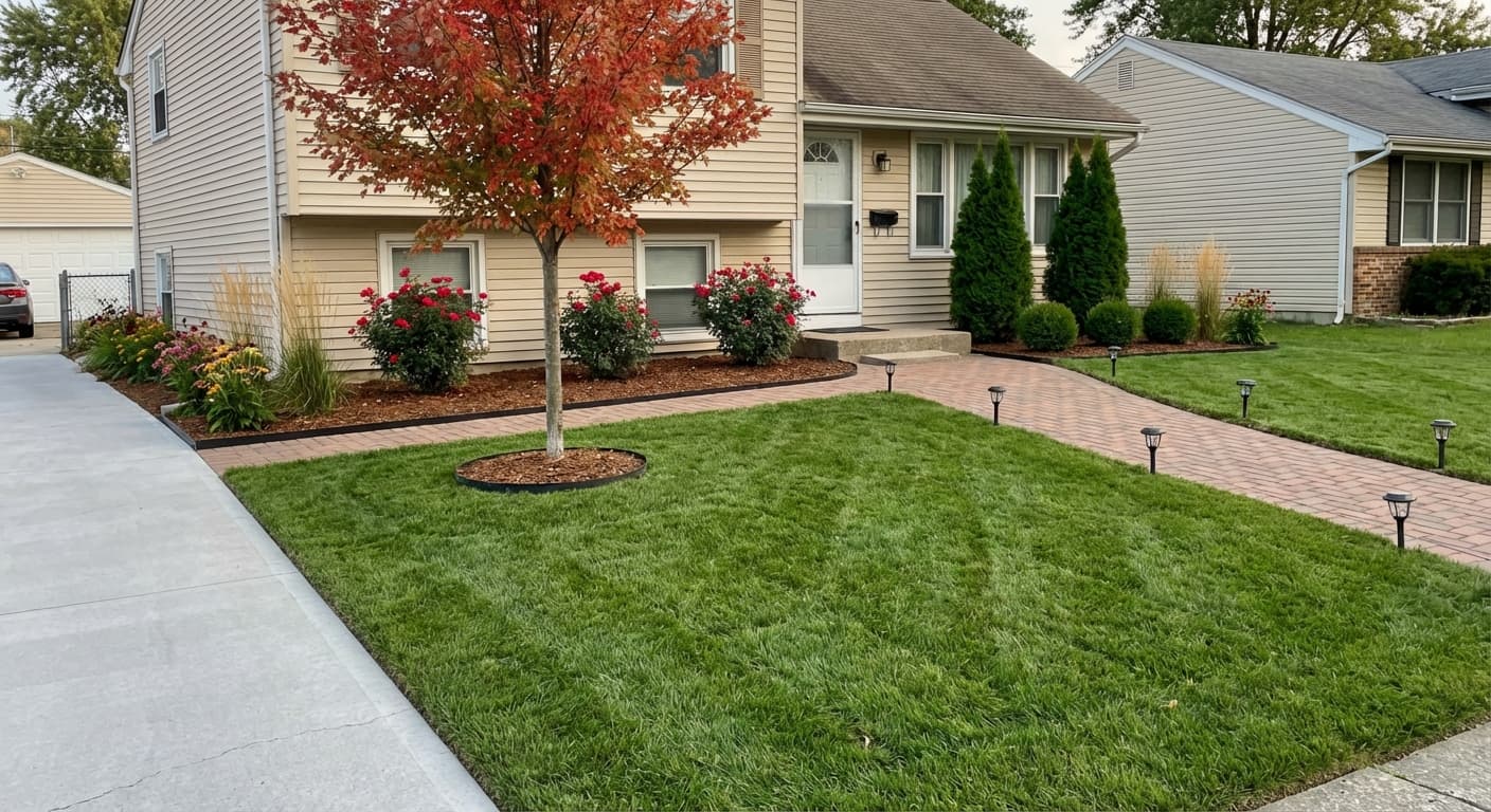 After landscaping